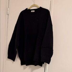 & Other Stories Black Knit Top